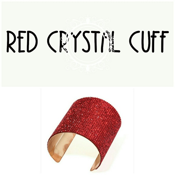 Jewelry - Red Austrian Crystal Cuff